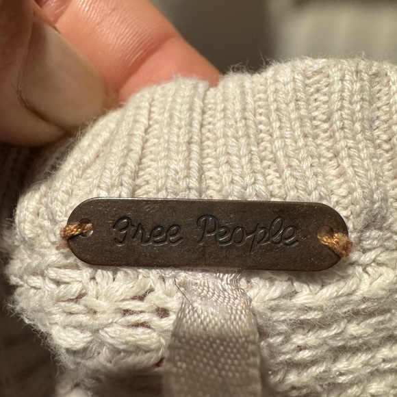 Free People Cold Shoulder Knit Sweater - Picture 4 of 7